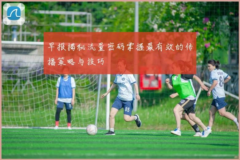 早报揭秘流量密码掌握最有效的传播策略与技巧