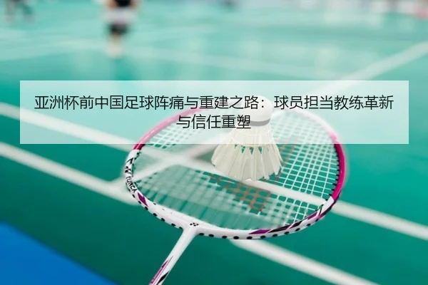亚洲杯前中国足球阵痛与重建之路:球员担当教练革新与信任重塑(SabaSports)